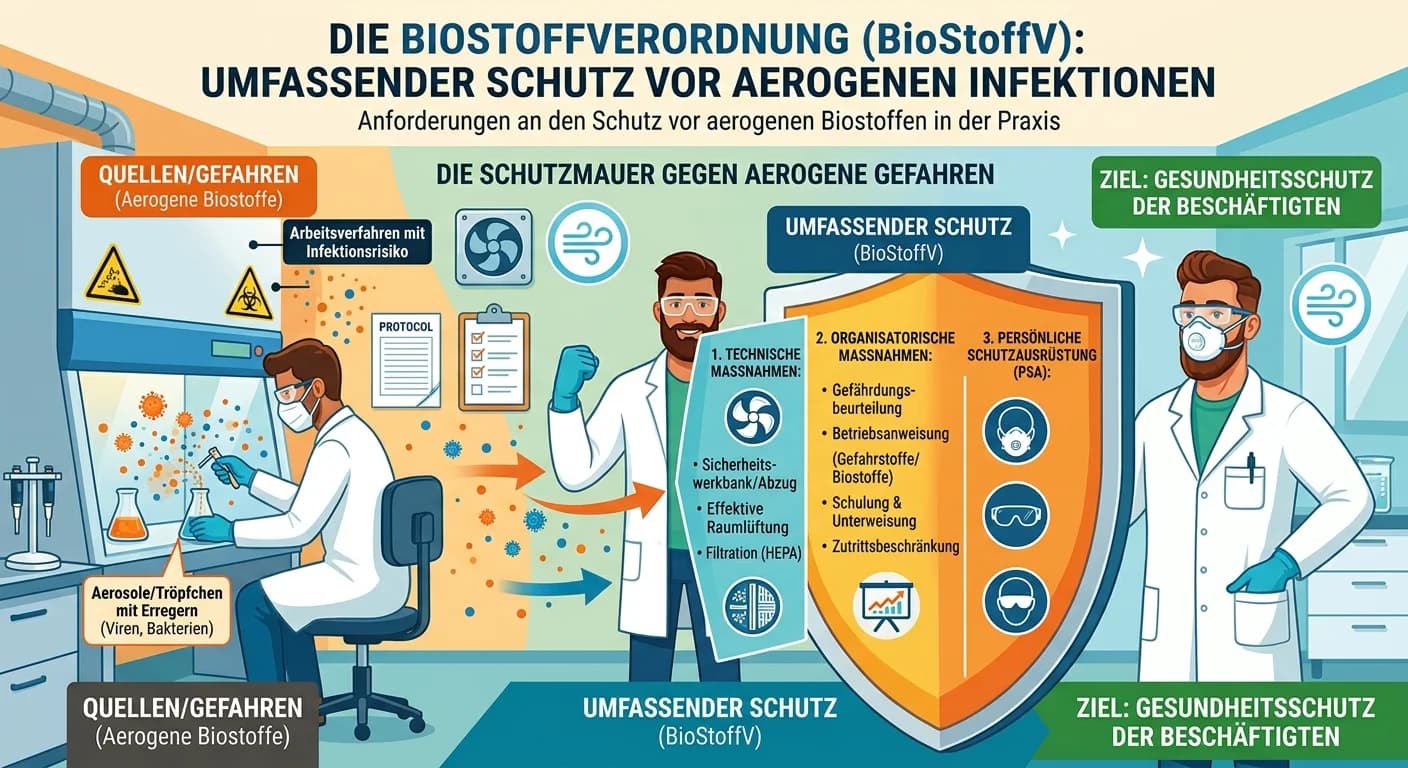 MFA: Biostoffverordnung & Schutz vor aerogenen Infektionen in der Praxis – einfach erklärt