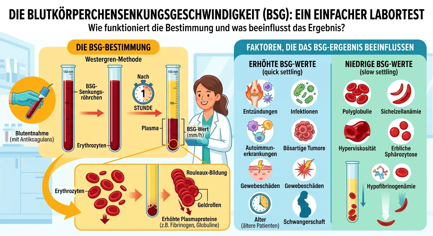 MFA: Blutkörperchensenkungsgeschwindigkeit (BSG) bestimmen und Faktoren – einfach erklärt