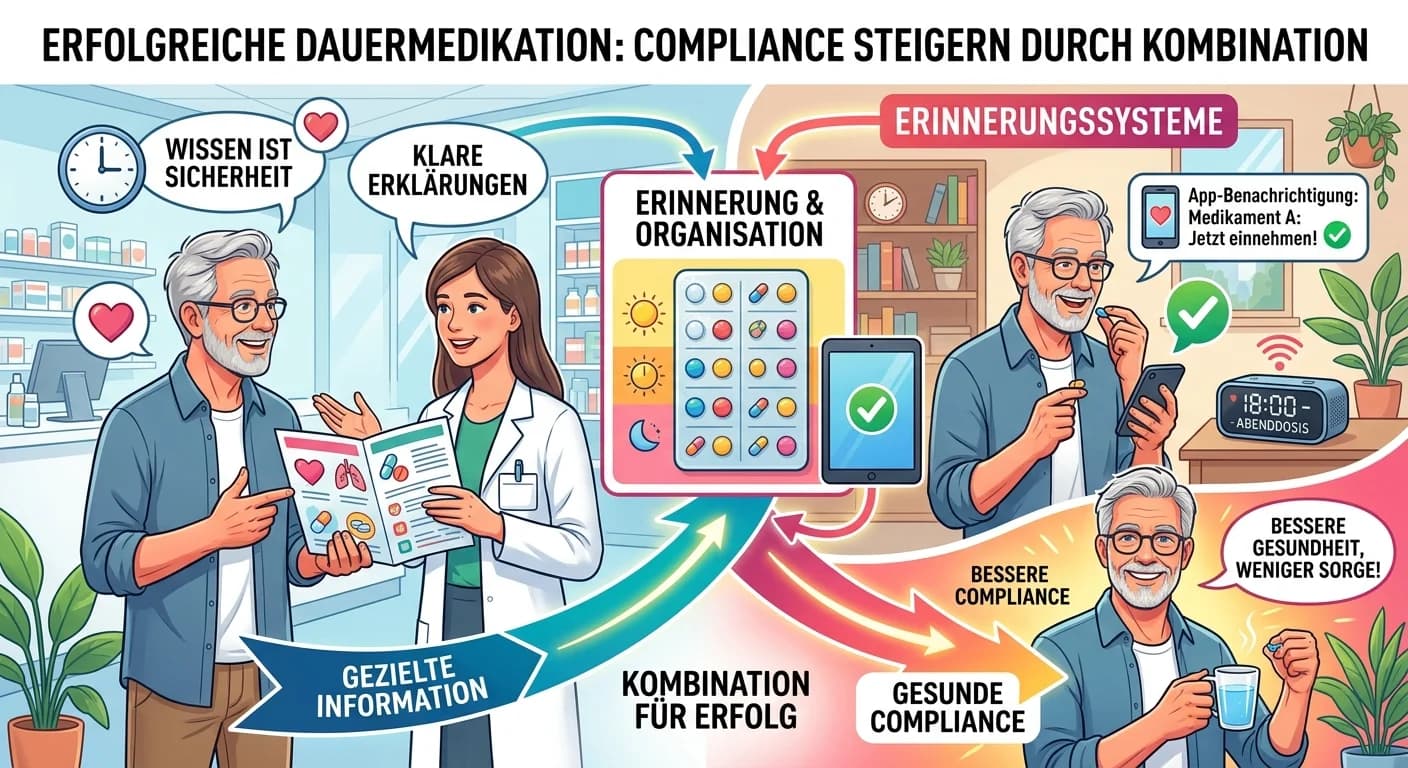 MFA: Dauermedikation Compliance verbessern – einfach erklärt