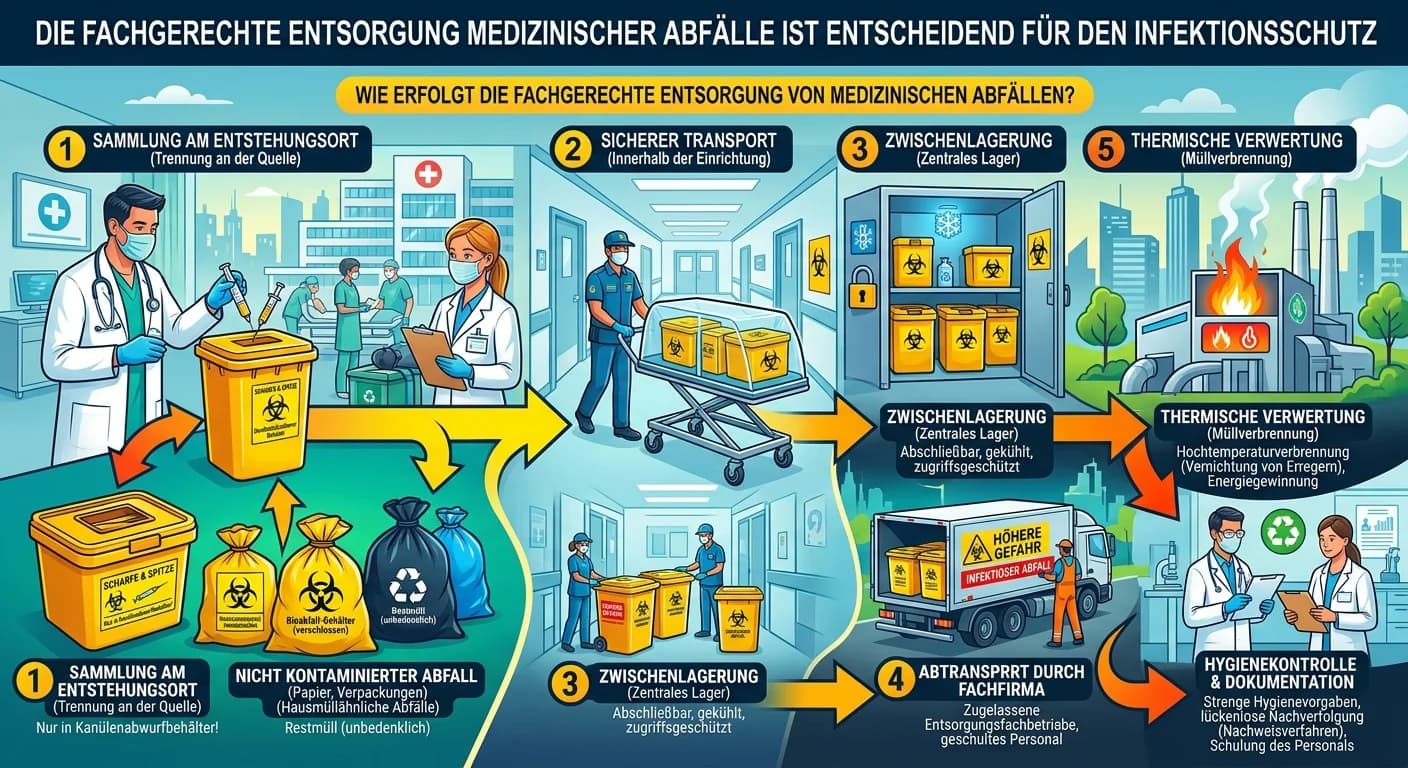 MFA: Fachgerechte Entsorgung medizinischer Abfälle – einfach erklärt