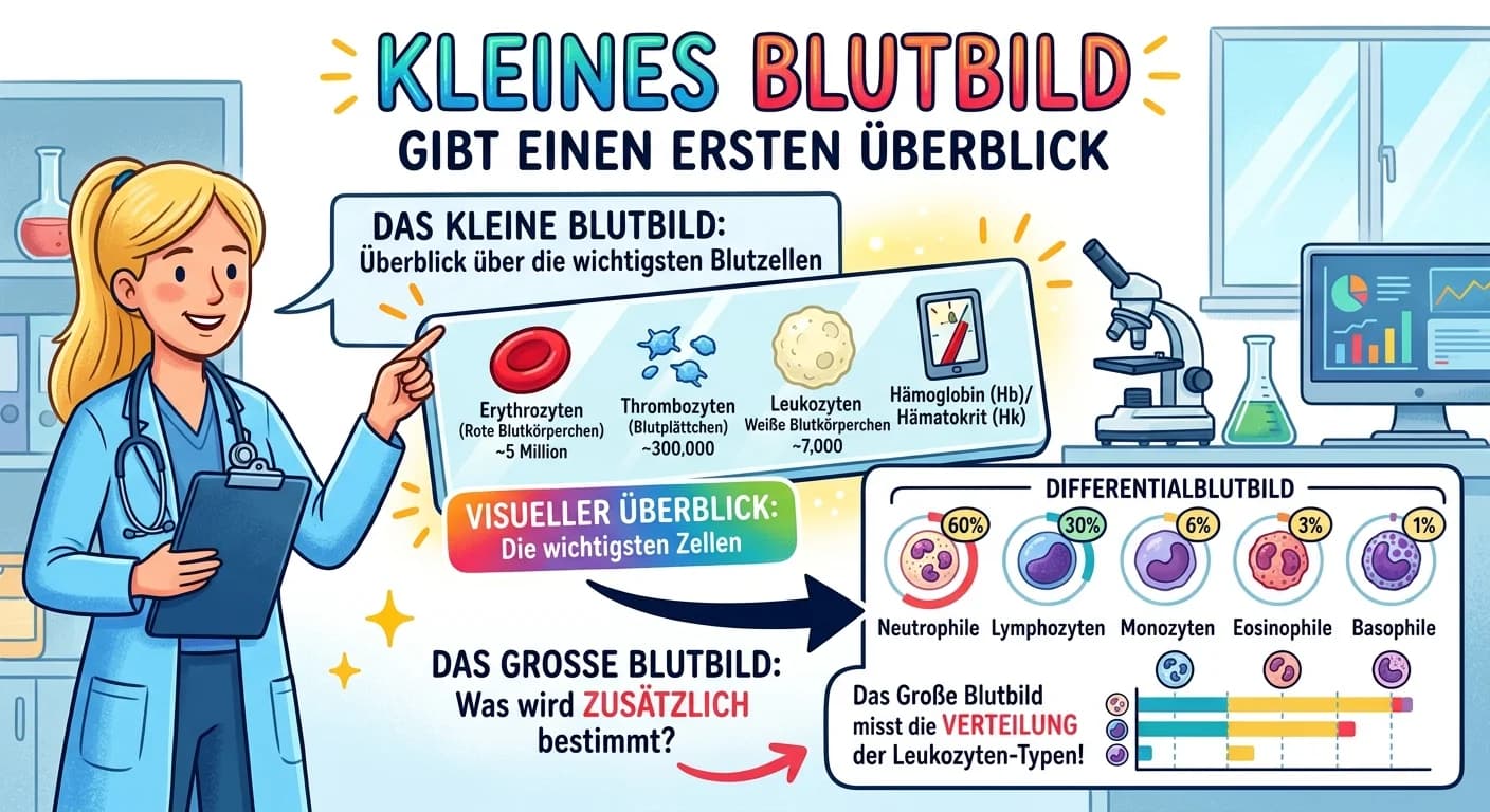 MFA: Großes Blutbild – zusätzliche Parameter Leukozyten-Differenzierung – einfach erklärt