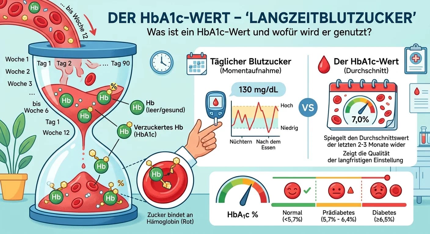 MFA: HbA1c-Wert: Bedeutung, Messung und Nutzung in der Diagnostik – einfach erklärt