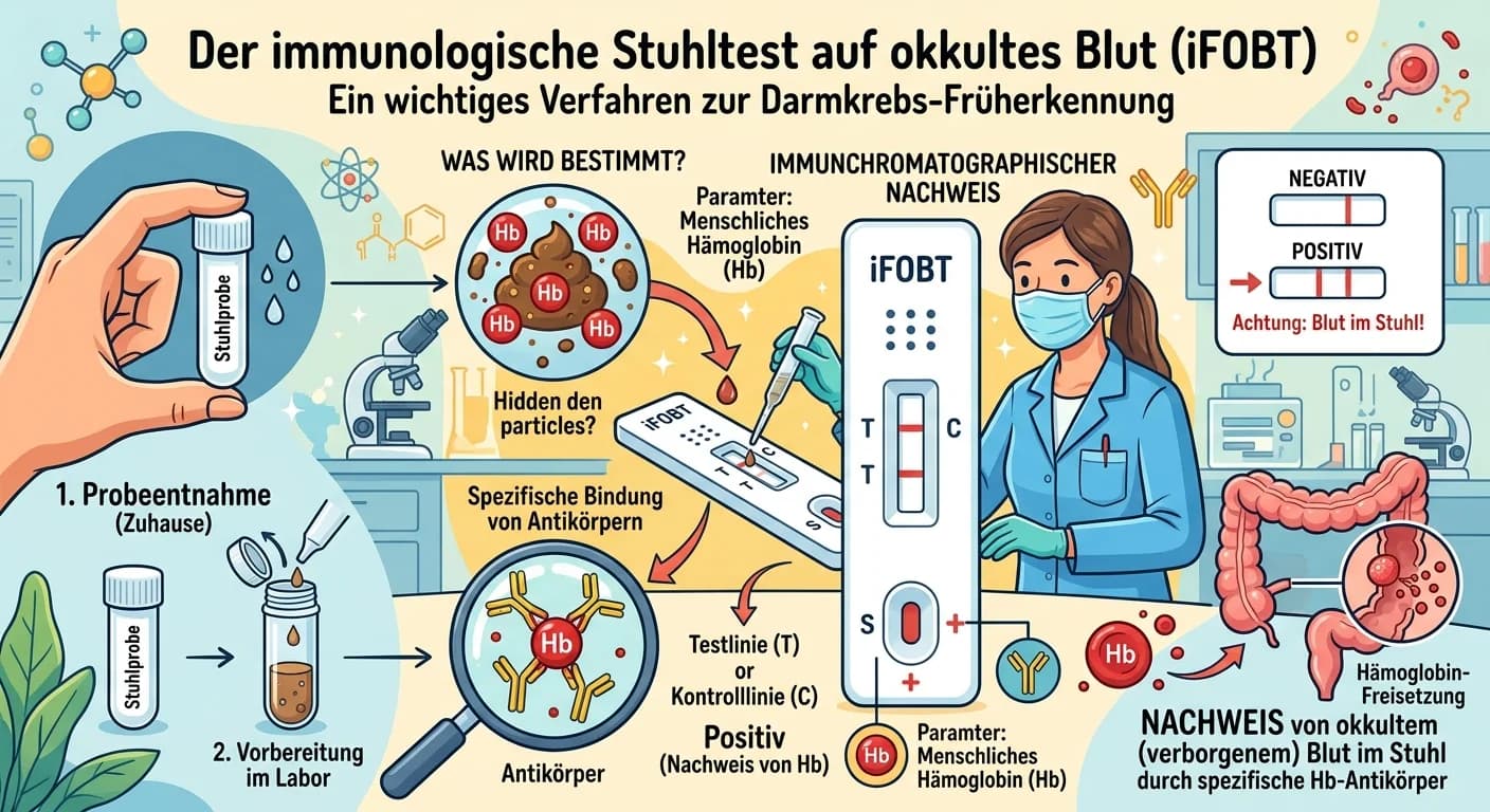 MFA: iFOBT-Parameter bei okkultem Blut im Stuhl – einfach erklärt