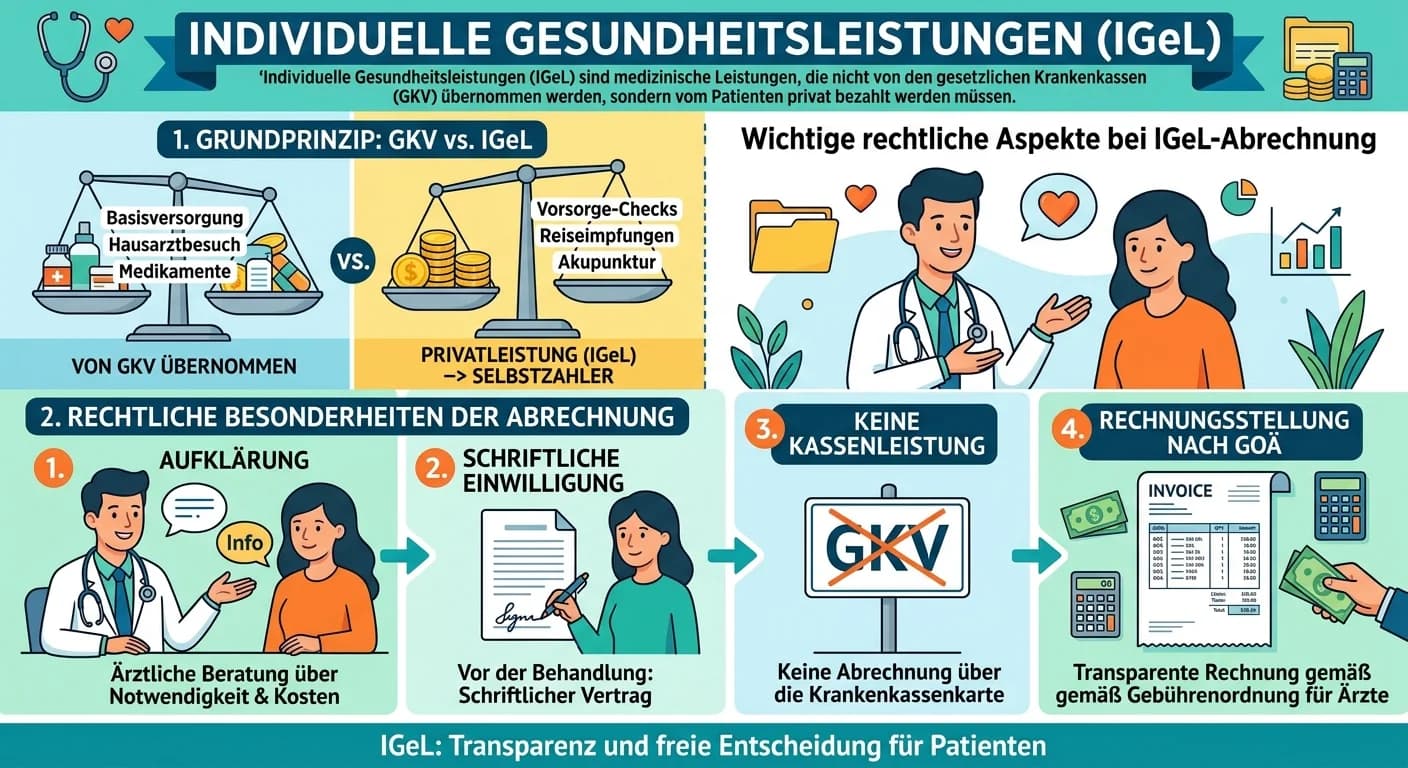 MFA: IGeL-Abrechnung: Rechtliche Besonderheiten für Medizinische Fachangestellte – einfach erklärt