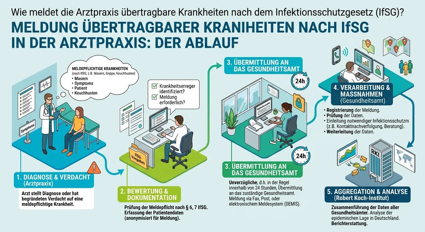 MFA: Infektionsschutzgesetz Meldepflicht Arztpraxis – einfach erklärt