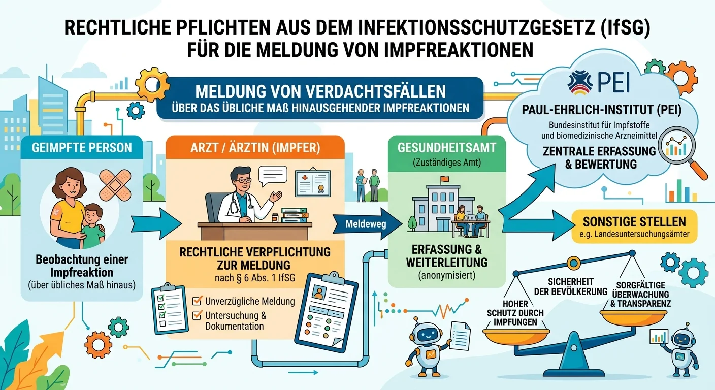 MFA: Infektionsschutzgesetz Meldepflicht Impfreaktionen – einfach erklärt