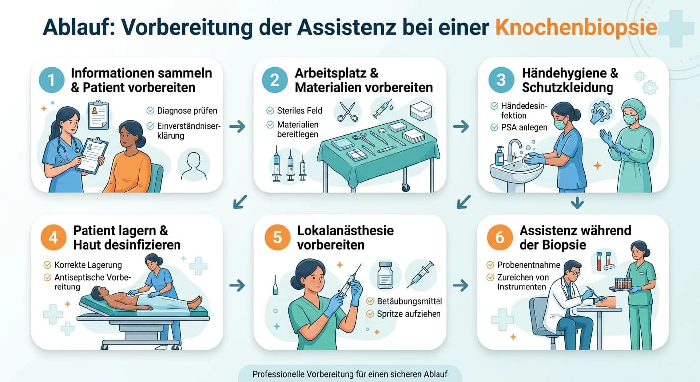 MFA: Knochenbiopsie Assistenz vorbereiten – einfach erklärt