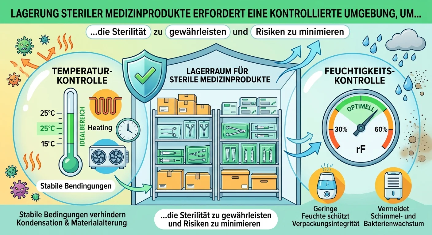 MFA: Lagerung steriler Medizinprodukte: Temperatur und Feuchtigkeit – einfach erklärt