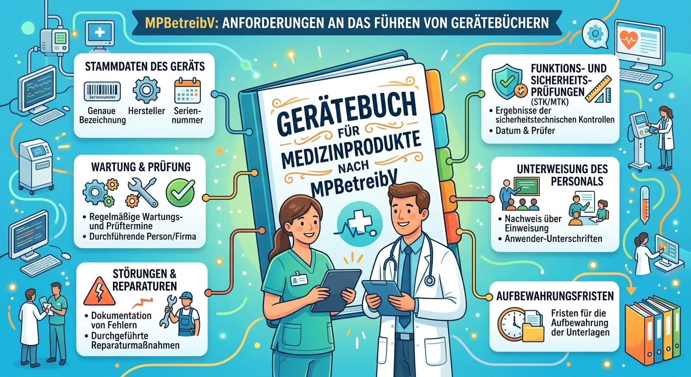MFA: Medizinprodukte-Betreiberverordnung – Anforderungen an Gerätebücher einfach erklärt