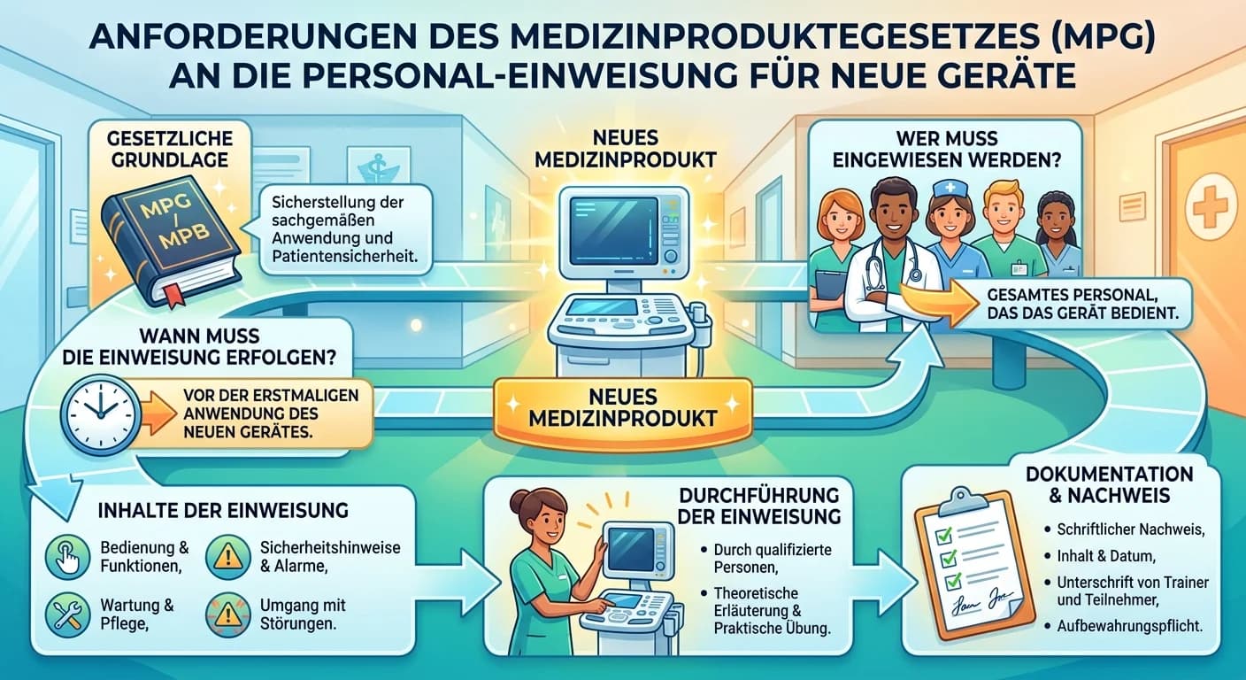 MFA: Medizinproduktegesetz Anforderungen an MFA zur Geräteeinweisung – einfach erklärt