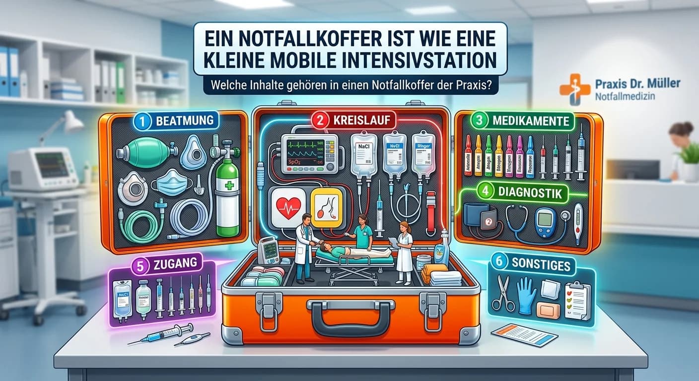 MFA: Notfallkoffer Arztpraxis Inhalt – einfach erklärt