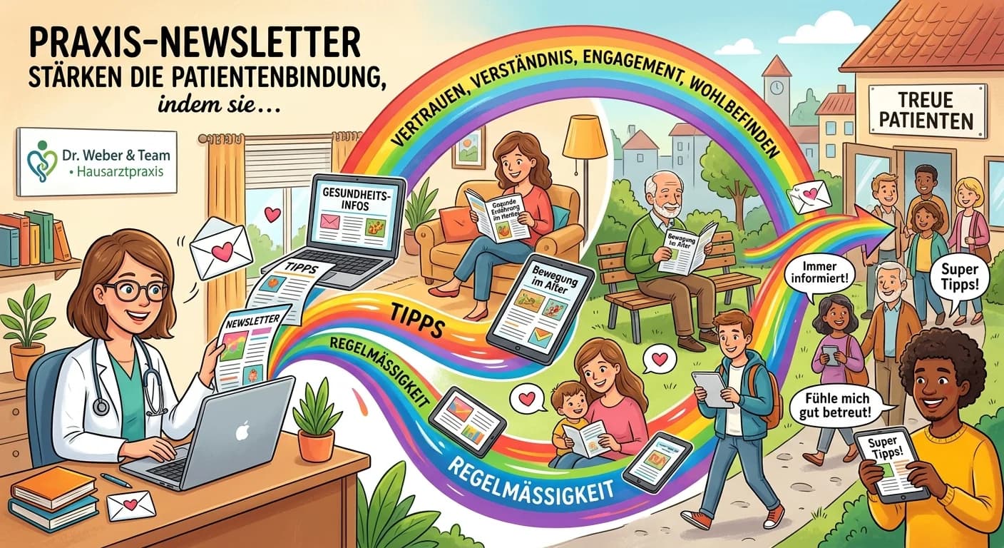 MFA: Patientenbindung stärken mit Praxis-Newslettern zu Gesundheitsthemen – einfach erklärt