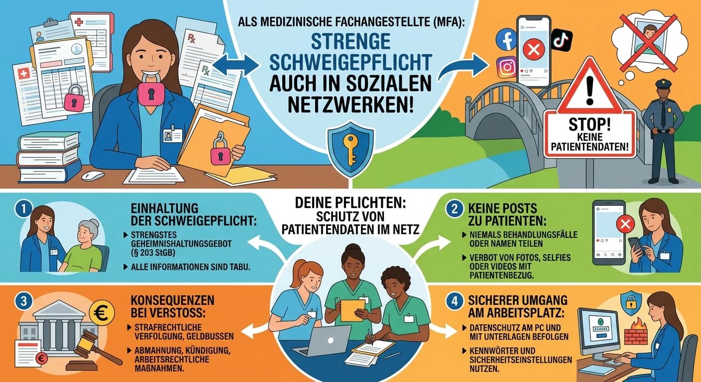 MFA: Patientendaten in sozialen Netzwerken – rechtliche Verpflichtungen & DSGVO – einfach erklärt