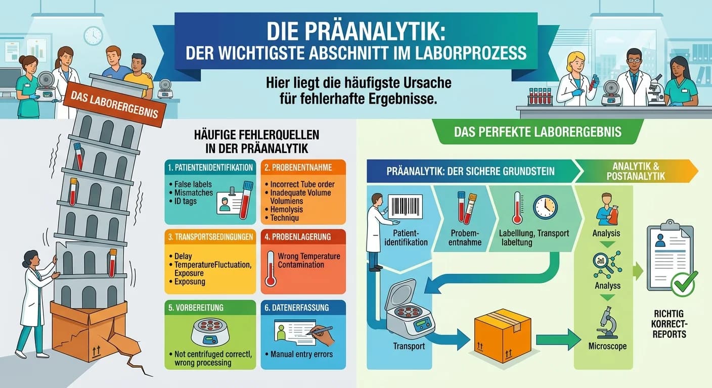 MFA: Präanalytik in der Labordiagnostik – Fehlerquellen und Genauigkeit – einfach erklärt