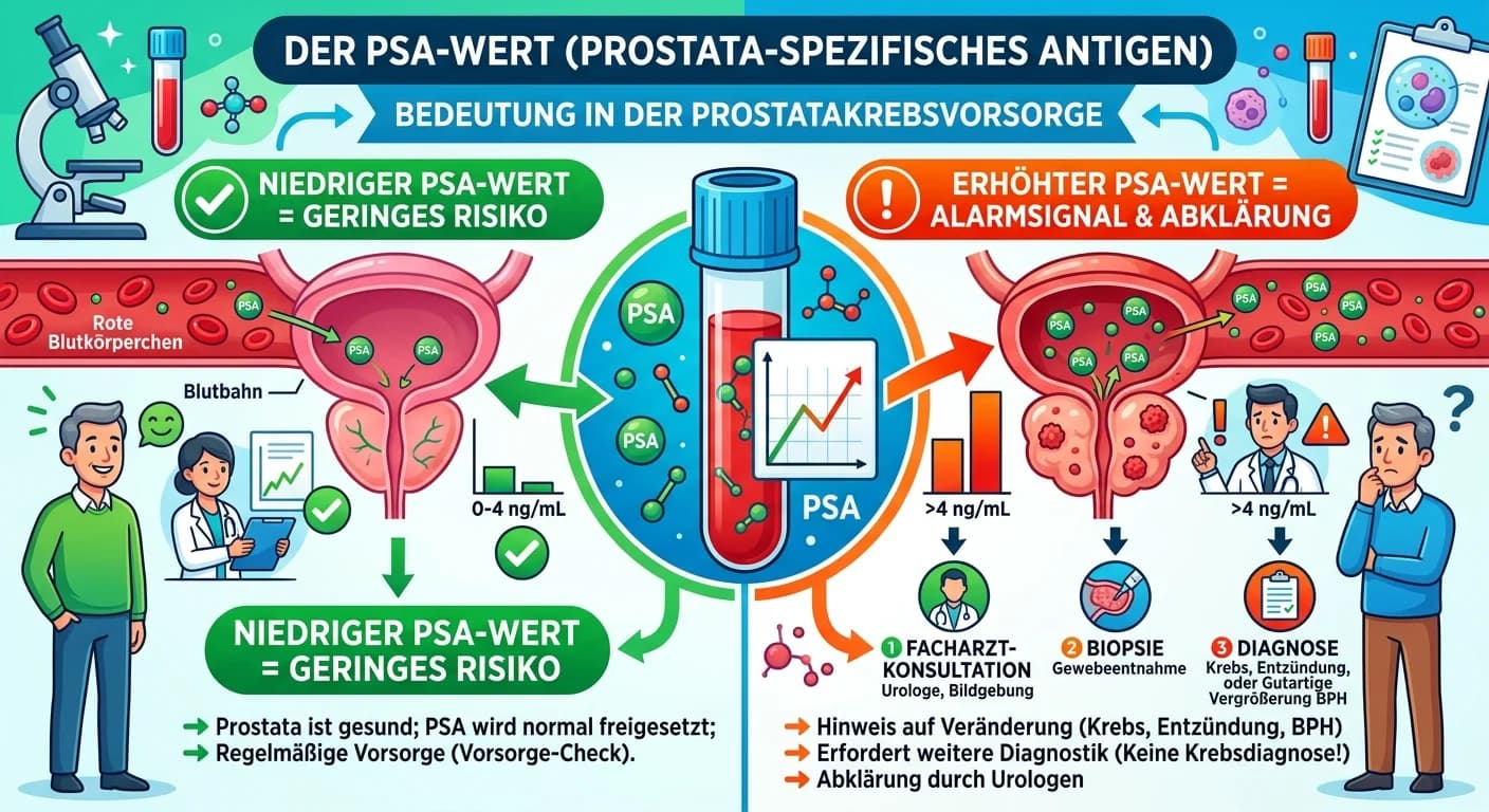 MFA: PSA-Wert Prostatakrebsvorsorge: Bedeutung und Früherkennung – einfach erklärt