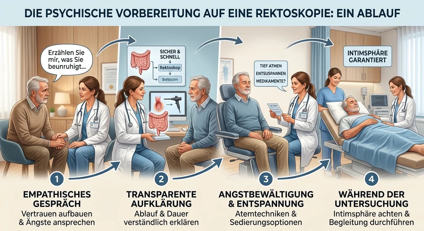 MFA: Psychische Patientenvorbereitung Rektoskopie – einfach erklärt
