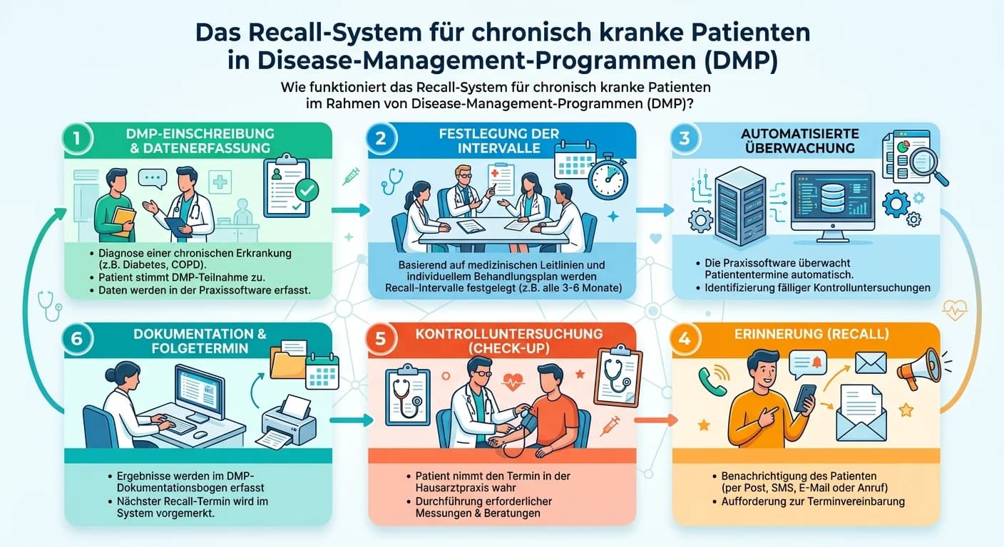 MFA: Recall-System für chronisch Kranke in DMP – einfach erklärt
