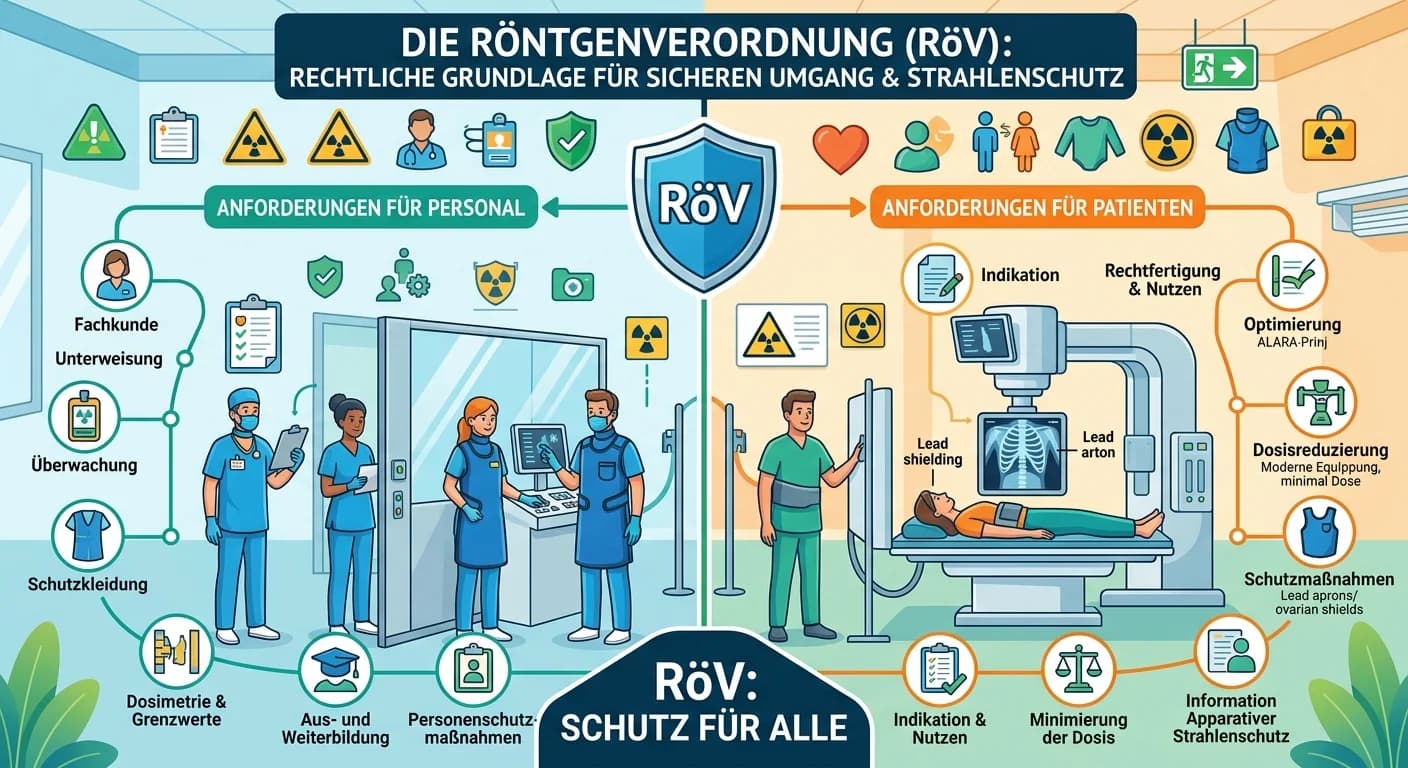 MFA: Röntgenverordnung: Strahlenschutz-Anforderungen für Personal & Patienten – einfach erklärt