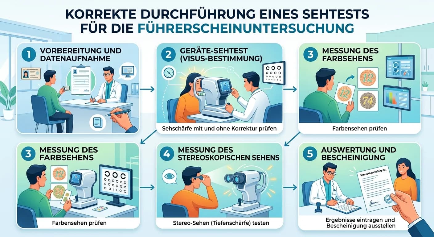MFA: Sehtest zur Führerscheinuntersuchung korrekt durchführen – einfach erklärt