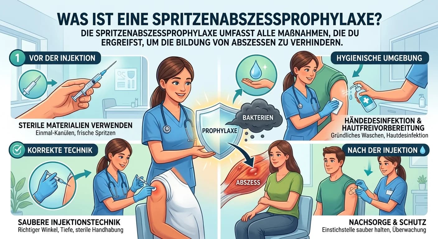 MFA: Spritzenabszessprophylaxe – Maßnahmen zur Abszessvermeidung bei Injektionen – einfach erklärt