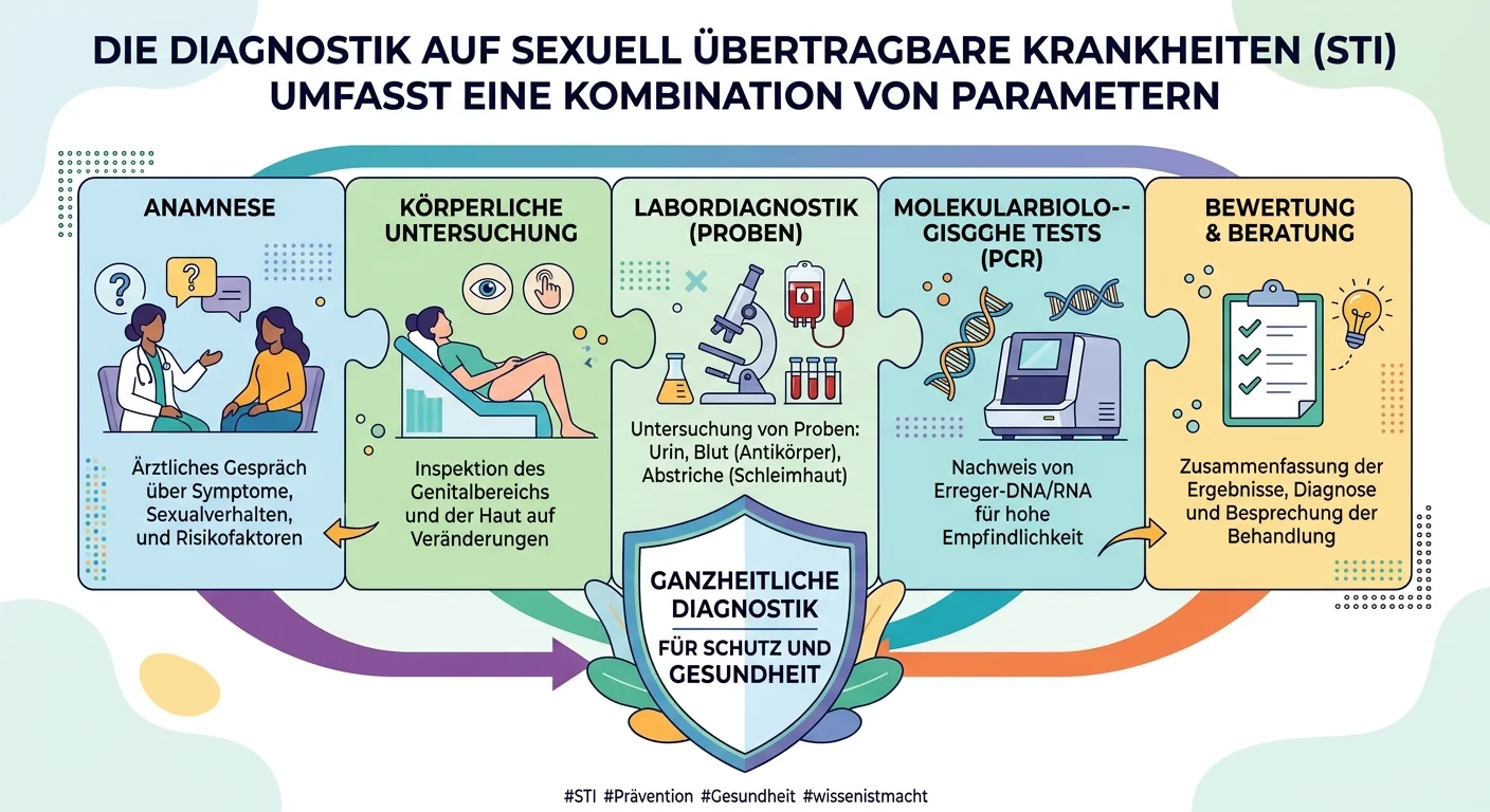 MFA: STI-Diagnostik: Parameter, Untersuchungsmethoden und Erregeridentifikation – einfach erklärt