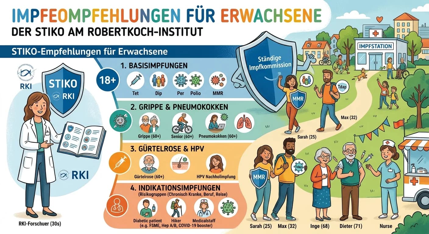 MFA: STIKO-Impfempfehlungen für Erwachsene: Standardimpfungen & Indikationen – einfach erklärt