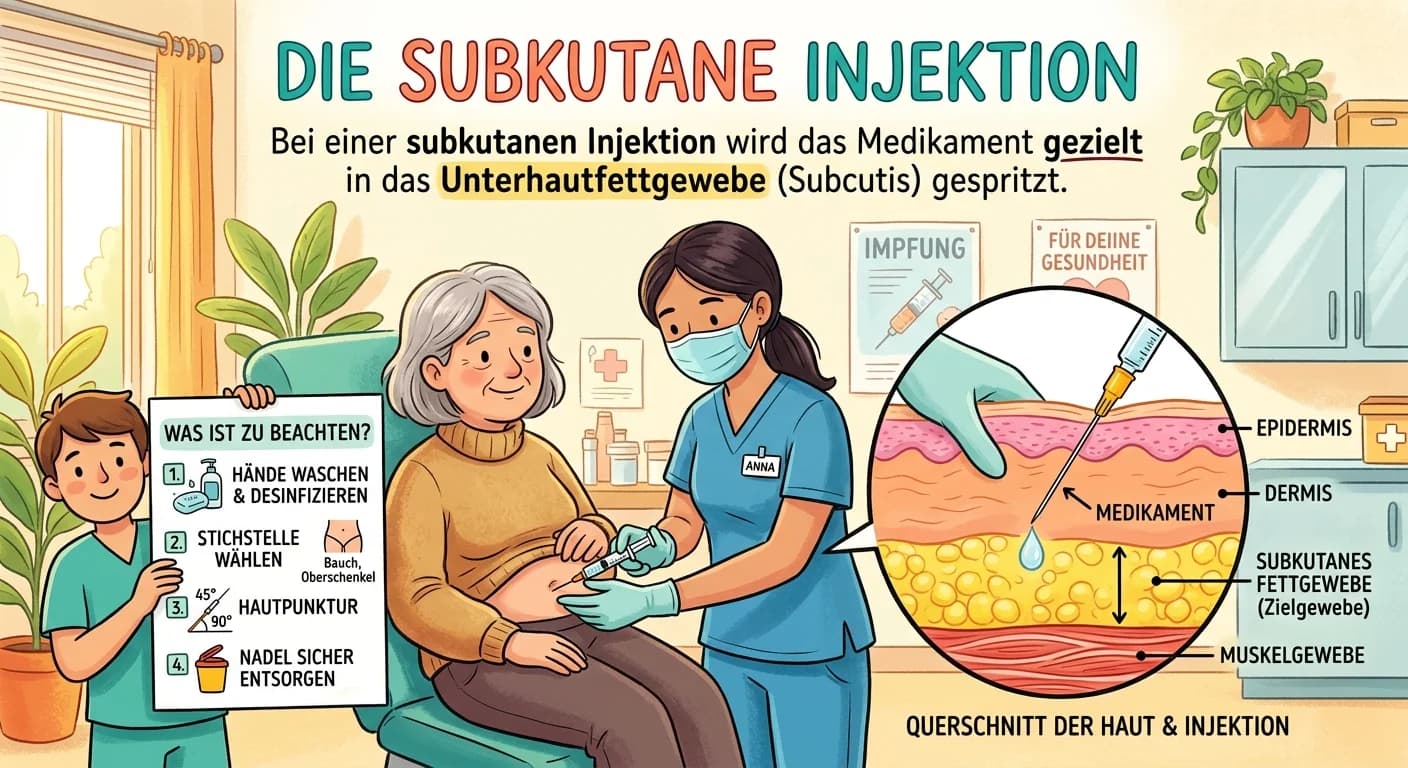 MFA: Subkutane Injektion – Was beachten? – einfach erklärt