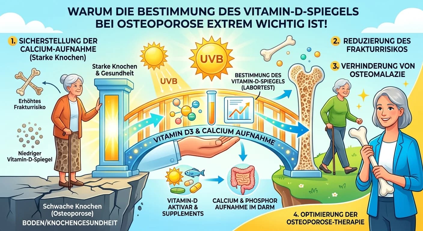 MFA: Vitamin-D-Spiegel bei Osteoporose – Bedeutung für Knochengesundheit – einfach erklärt