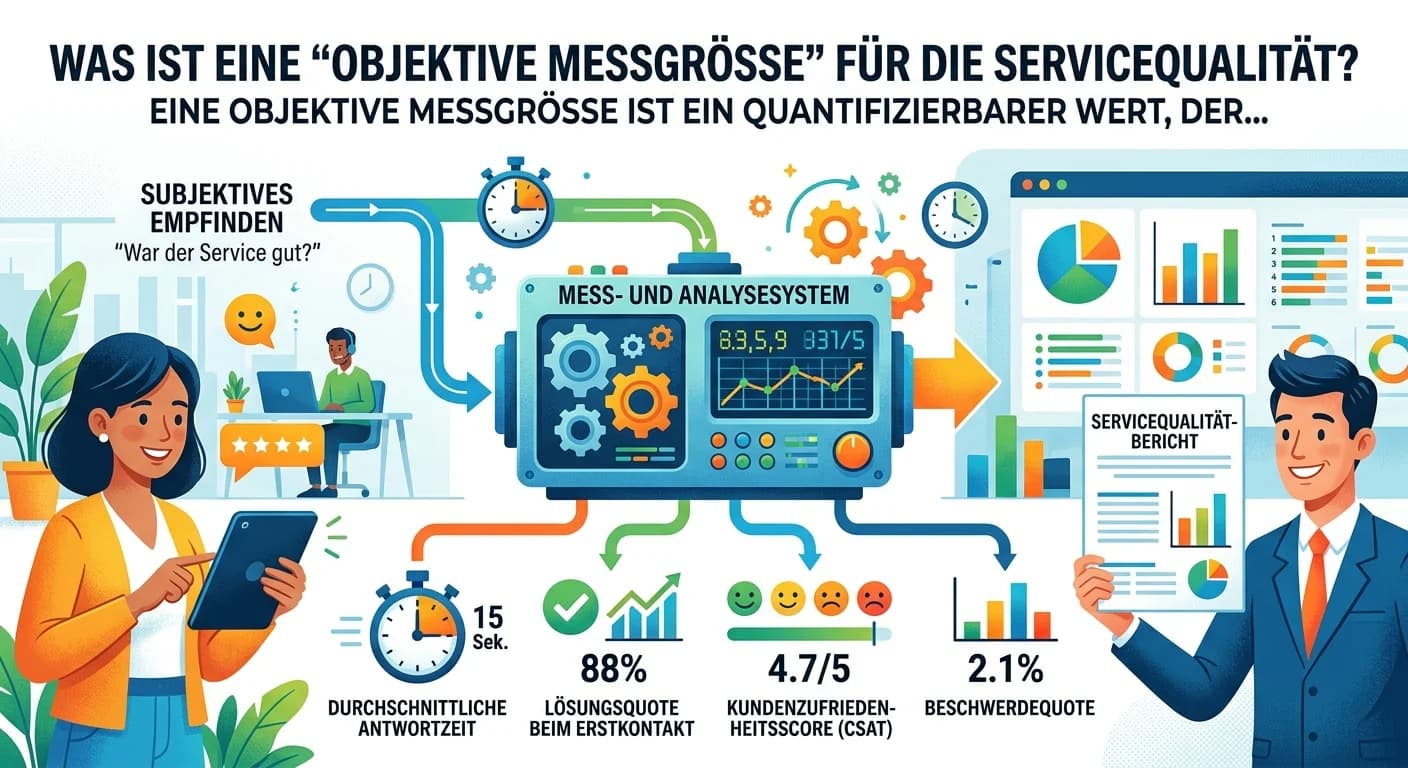 Dialogmarketing: Objektive Messgröße Servicequalität – einfach erklärt