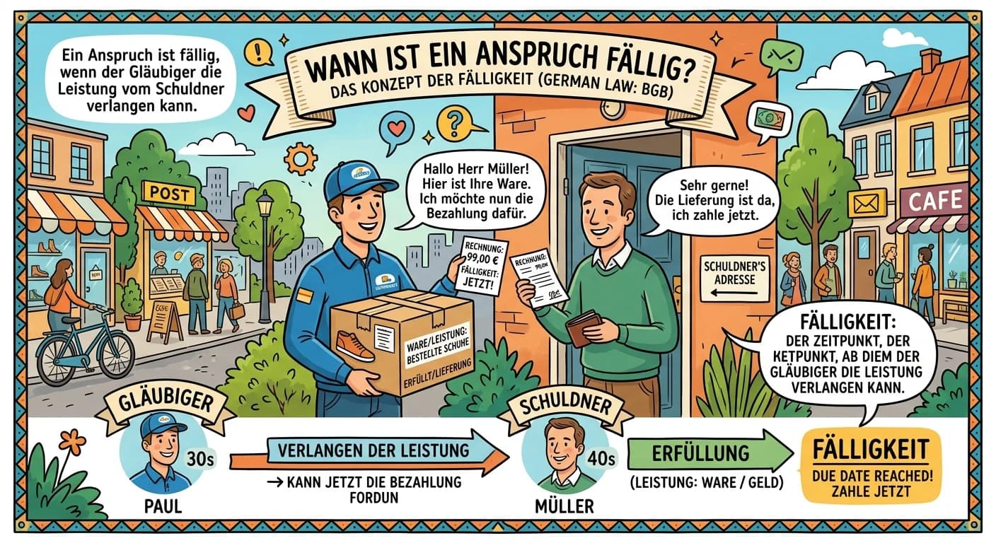 Rechtsanwaltsfachangestellte: Anspruch Fälligkeit – Gesetz, Vertrag, Mahnung – einfach erklärt