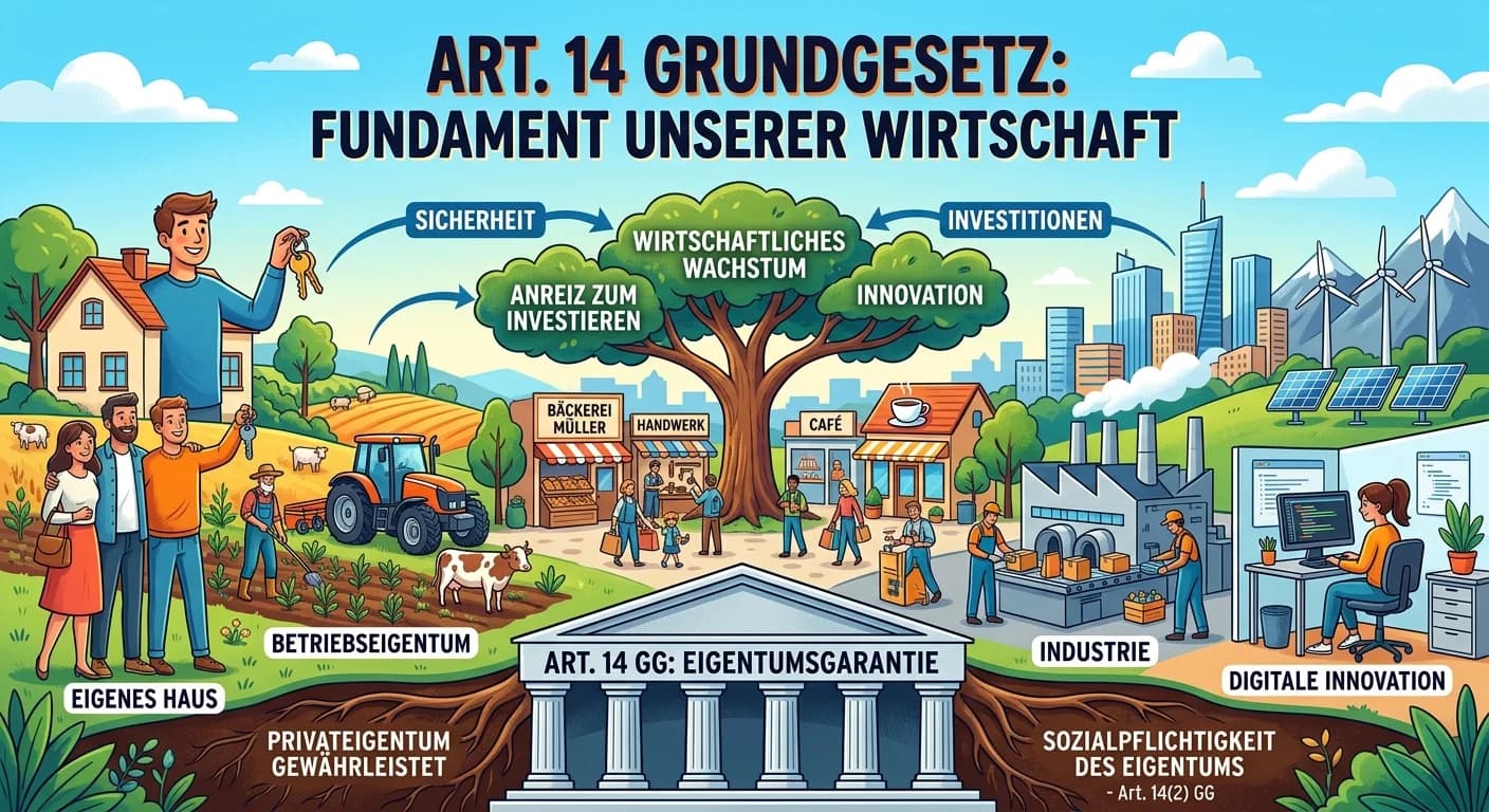 Rechtsanwaltsfachangestellte: Art. 14 GG Eigentum & Erbrecht Bedeutung – einfach erklärt
