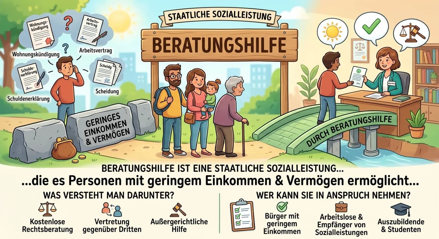 Rechtsanwaltsfachangestellte: Beratungshilfe: Was sie ist und wer sie nutzen kann – einfach erklärt
