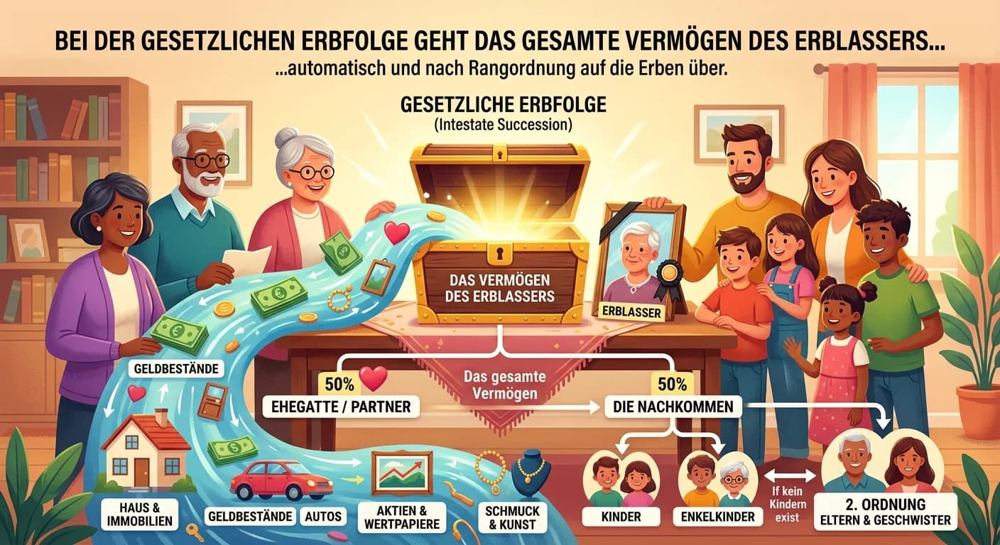 Rechtsanwaltsfachangestellte: Eigentum bei gesetzlicher Erbfolge – einfach erklärt