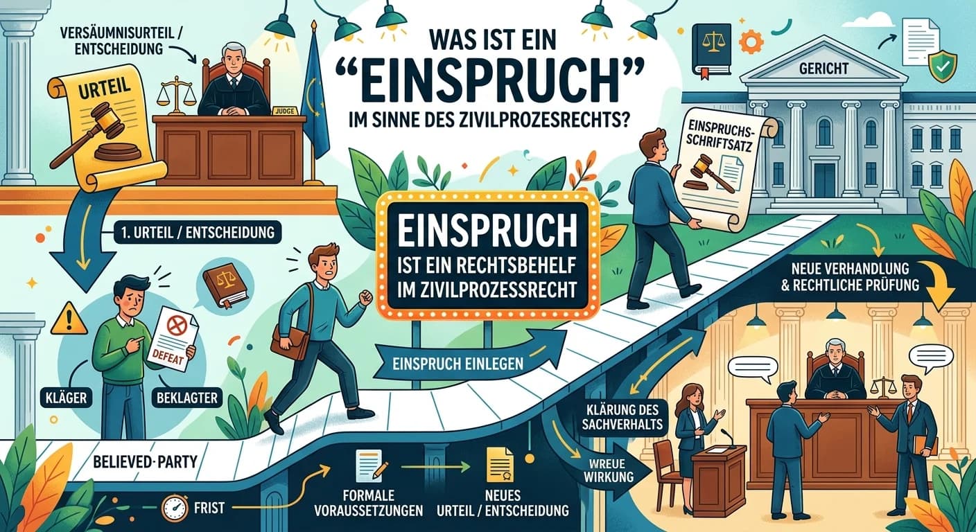 Rechtsanwaltsfachangestellte: Einspruch Zivilprozessrecht – einfach erklärt