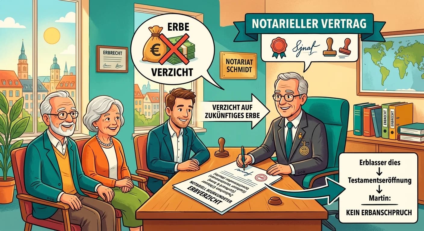 Rechtsanwaltsfachangestellte: Erbverzicht – Bedeutung und Wirkung einfach erklärt