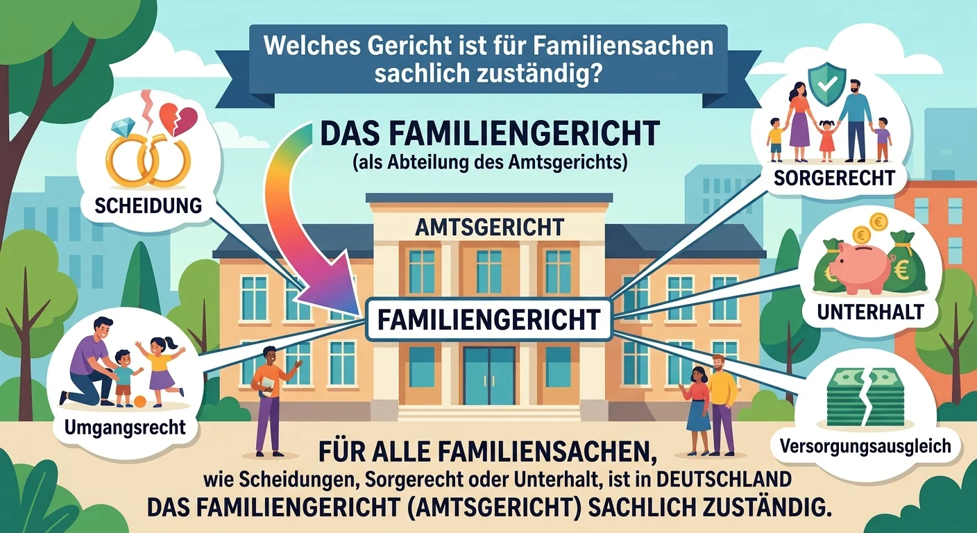 Rechtsanwaltsfachangestellte: Familiengericht: Sachliche Zuständigkeit – einfach erklärt
