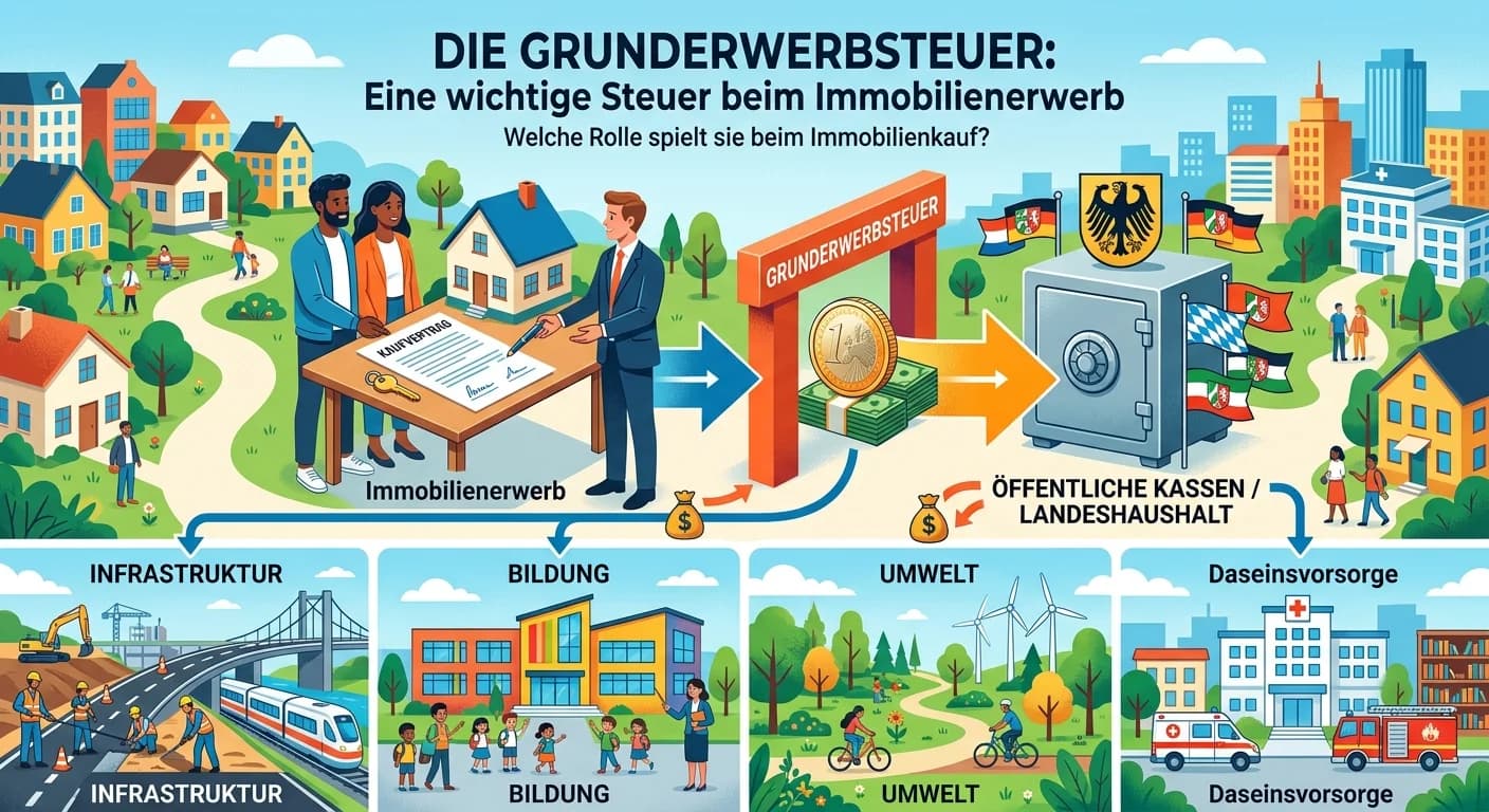Rechtsanwaltsfachangestellte: Grunderwerbsteuer beim Immobilienkauf – einfach erklärt