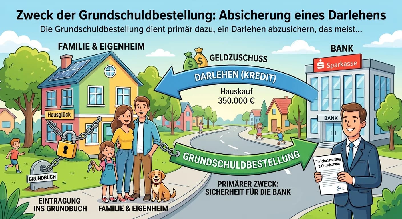 Rechtsanwaltsfachangestellte: Grundschuldbestellung – Zweck & Absicherung – einfach erklärt