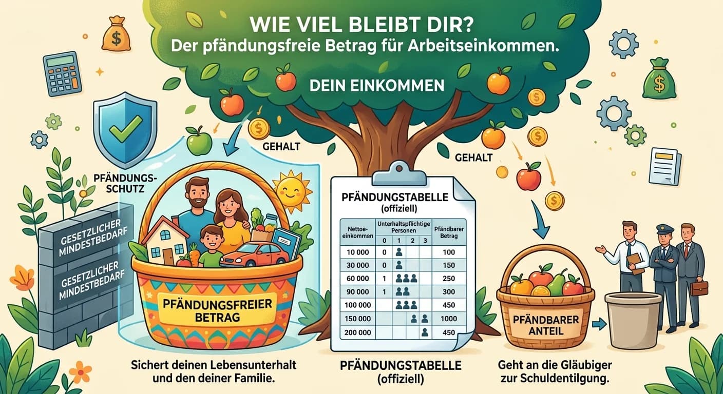 Rechtsanwaltsfachangestellte: In welcher Höhe sind Arbeitseinkommen für Schuldner – einfach erklärt