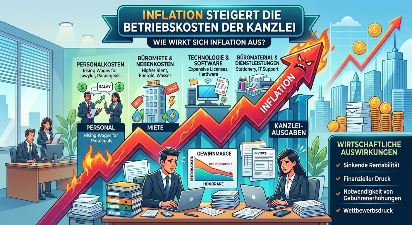 Rechtsanwaltsfachangestellte: Inflation & Kanzleiwirtschaft – einfach erklärt