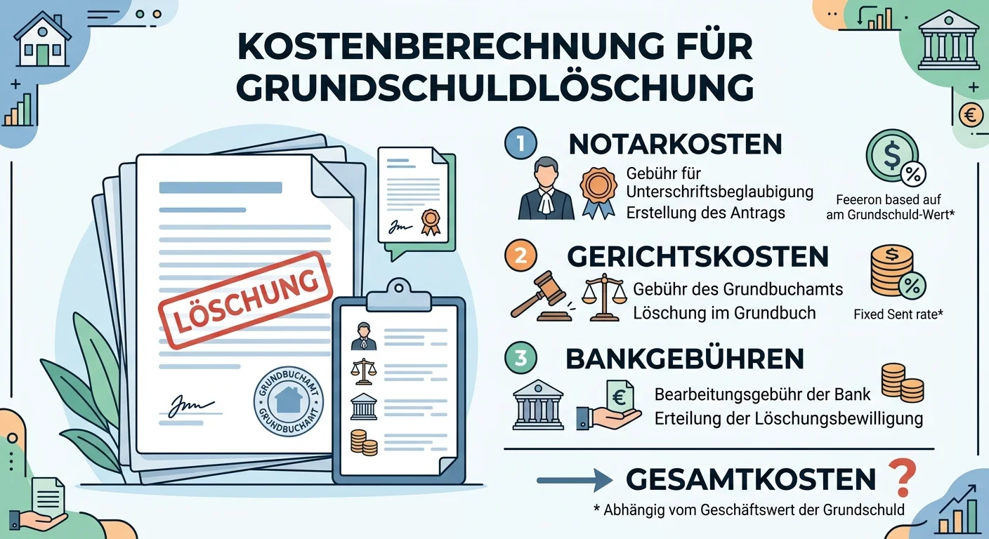 Rechtsanwaltsfachangestellte: Kostenberechnung Grundschuldlöschung Notargebühren – einfach erklärt