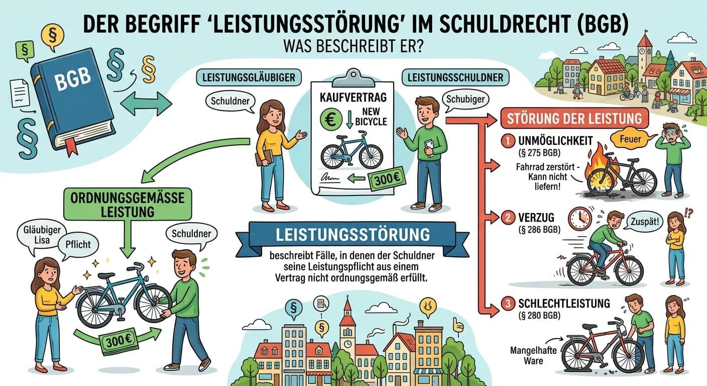 Rechtsanwaltsfachangestellte: Leistungsstörung im BGB-Schuldrecht – einfach erklärt