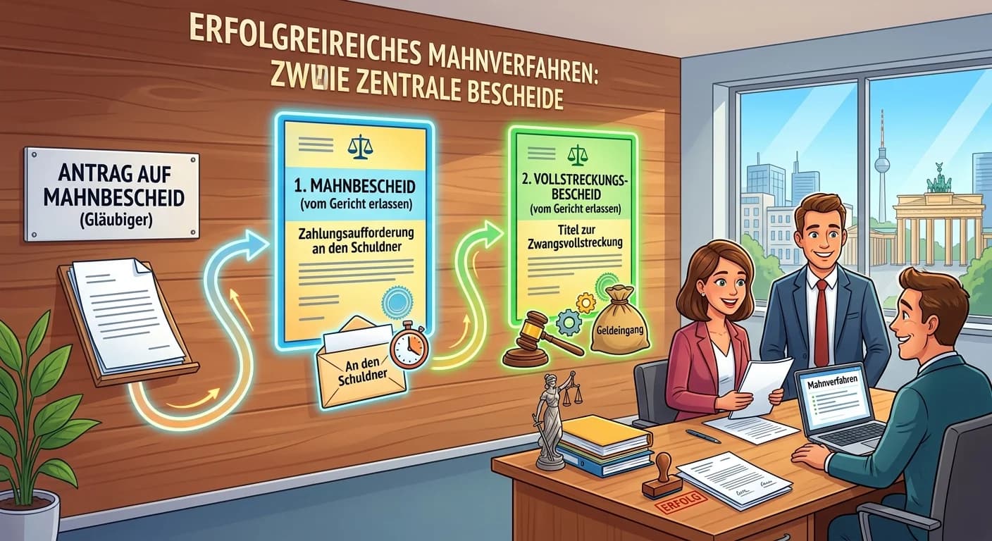 Rechtsanwaltsfachangestellte: Mahnverfahren: Bescheidarten – einfach erklärt