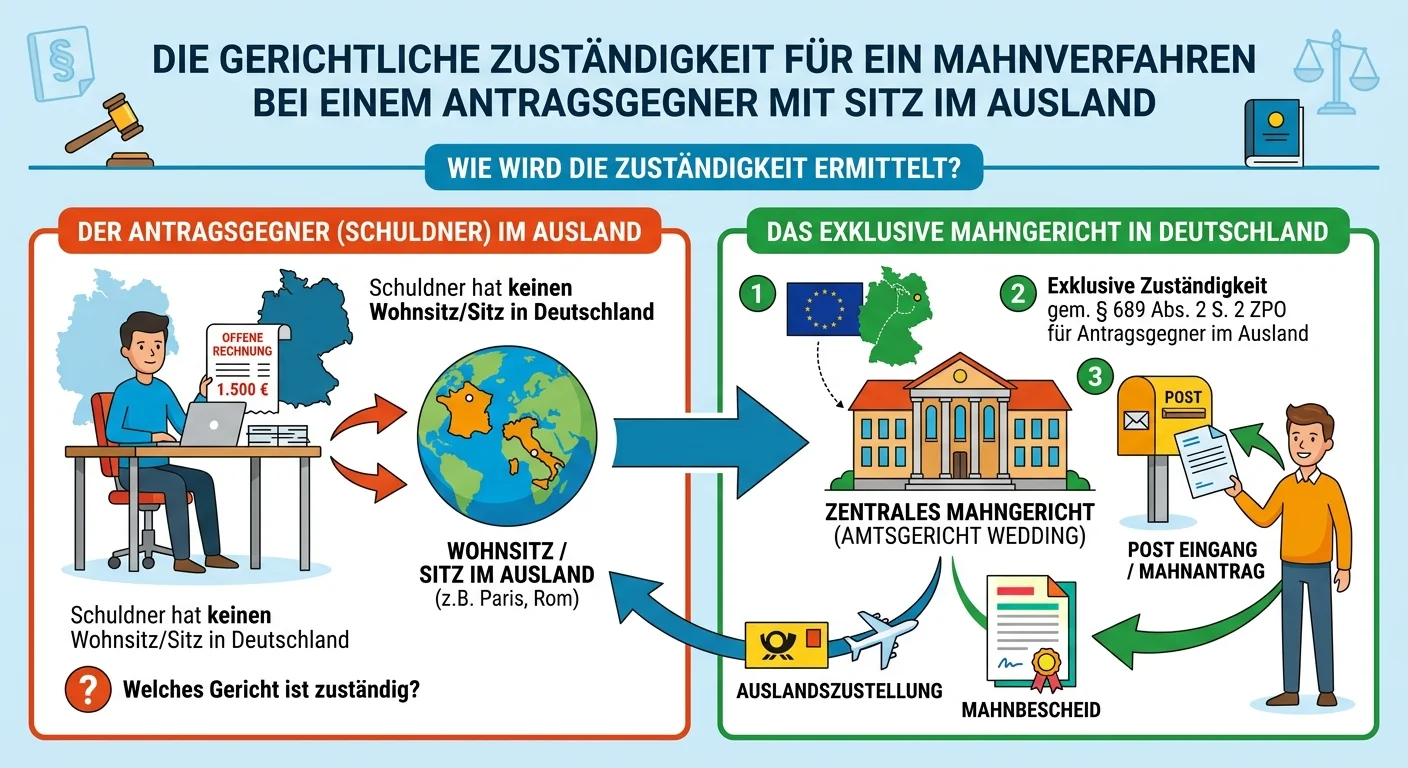 Rechtsanwaltsfachangestellte: Mahnverfahren: Gerichtliche Zuständigkeit Ausland – einfach erklärt