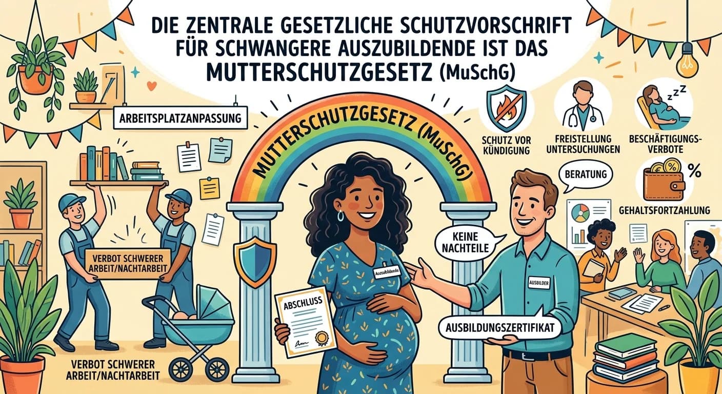 Rechtsanwaltsfachangestellte: Mutterschutzgesetz für schwangere Auszubildende – einfach erklärt