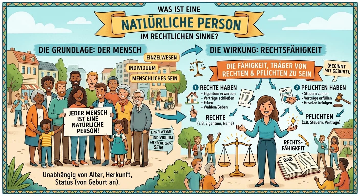 Rechtsanwaltsfachangestellte: Natürliche Person im rechtlichen Sinne – einfach erklärt