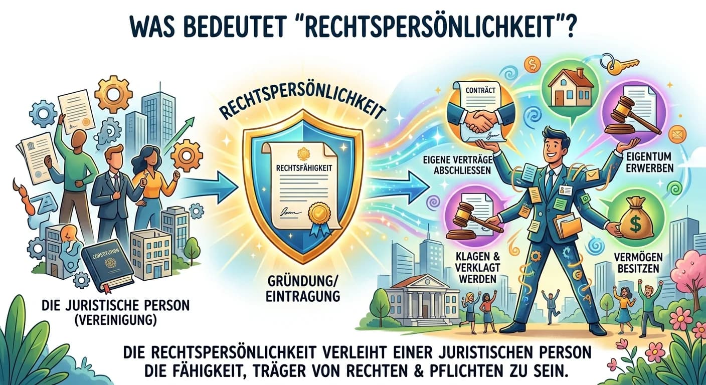 Rechtsanwaltsfachangestellte: Rechtspersönlichkeit juristischer Personen – einfach erklärt