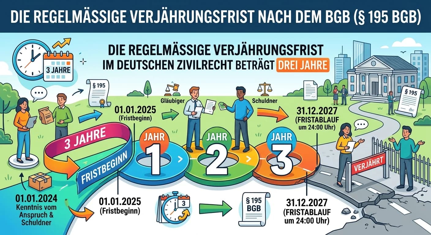Rechtsanwaltsfachangestellte: Regelmäßige Verjährungsfrist nach BGB – einfach erklärt