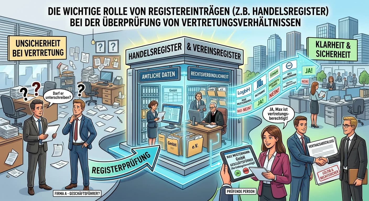 Rechtsanwaltsfachangestellte: Registereinträge und Vertretungsverhältnisse – einfach erklärt