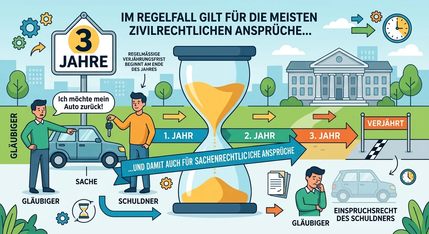 Rechtsanwaltsfachangestellte: Sachenrecht Verjährungsfrist 3 Jahre BGB – einfach erklärt